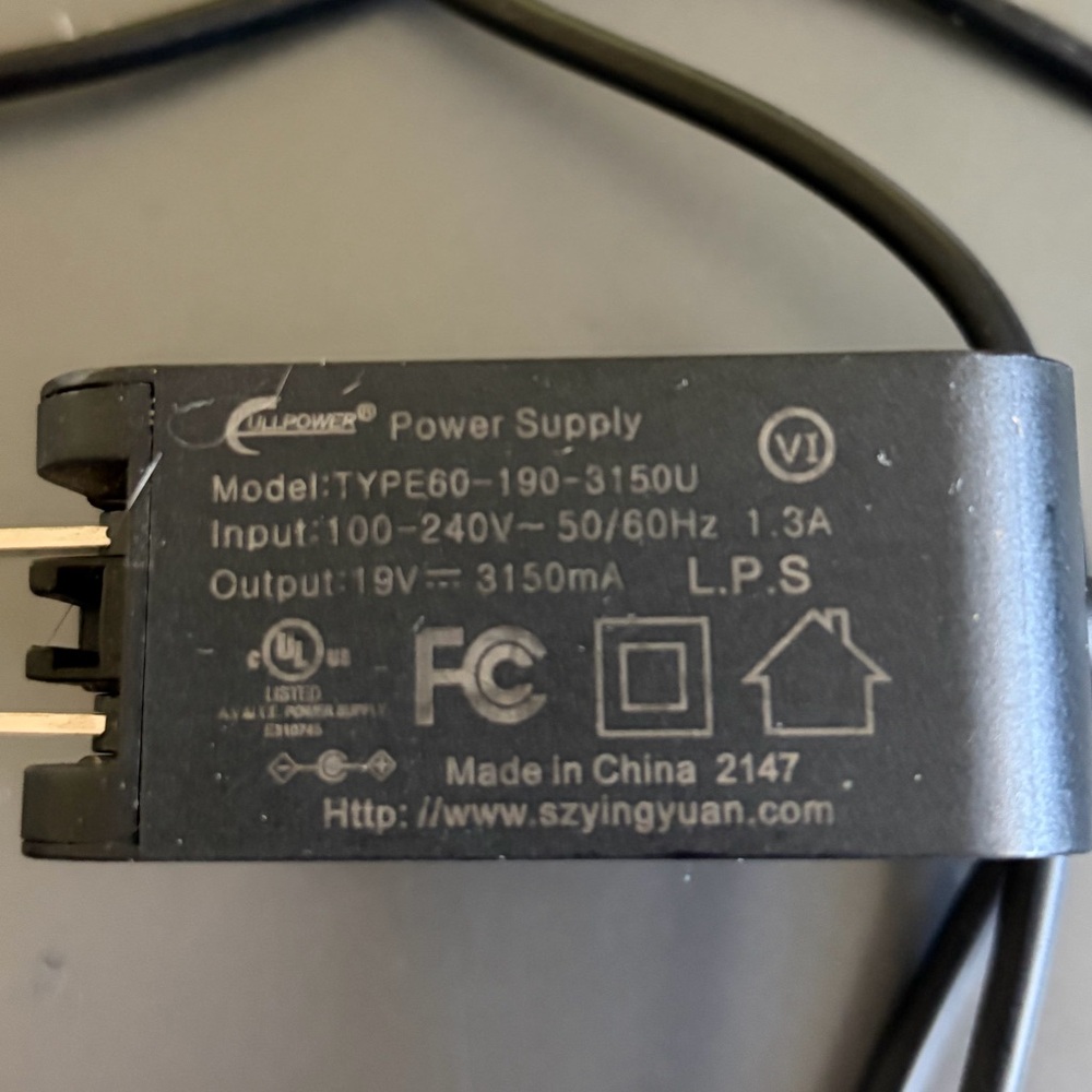 Black Computer Cable Adapter - Picture 2 of 3